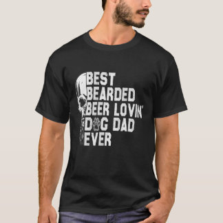 ド最高のリンキーでのビール・ロビンの犬パパおもしろい Tシャツ