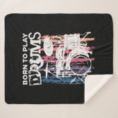 ド生まれラムにドラム音楽の音楽バンドのドラム シェルパブランケット (正面(横))