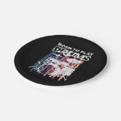 ド生まれラムにドラム音楽の音楽バンドのドラム ペーパープレート (アングル)