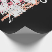 ド生まれラムにドラム音楽の音楽バンドのドラム ラッピングペーパー (角)