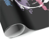 ド生まれラムにドラム音楽の音楽バンドのドラム ラッピングペーパー (ロールコーナー)