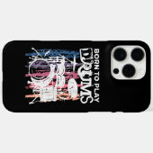 ド生まれラムにドラム音楽の音楽バンドのドラム Case-Mate iPhoneケース (裏面 (横))