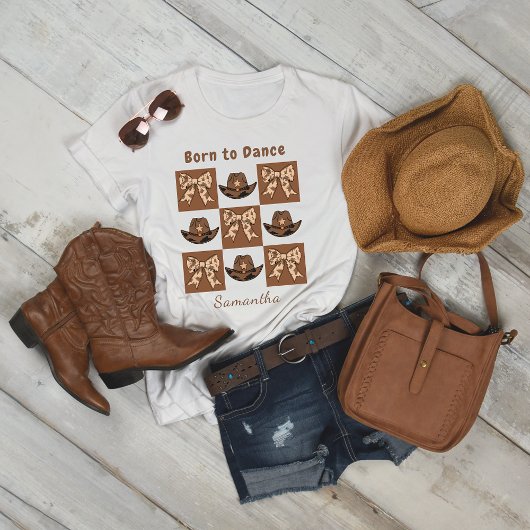 ド生まれンブロックスタイル帽子Bows Tシャツへ Tシャツ