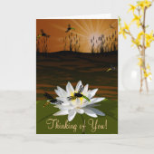 『ド考えるラゴンフライ』 カード (黄色い花)