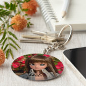 ド頭が切れるルガイア キーホルダー (側面)