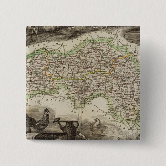 ド·ド·ローヌ 缶バッジ (正面)