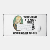 ド・モンテーニュ世界の文法問題 デスクマット (キーボード&マウス)