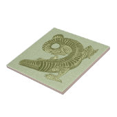 ド・モーガンのアリゲータースモールセラミックタイル タイル (側面)