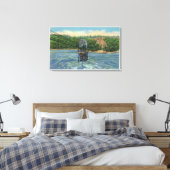 ナイアガスペインのラの渦の上空 キャンバスプリント (インサイチュ (寝室))