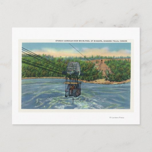ナイアガスペインのラの渦の上空 ポストカード (正面)
