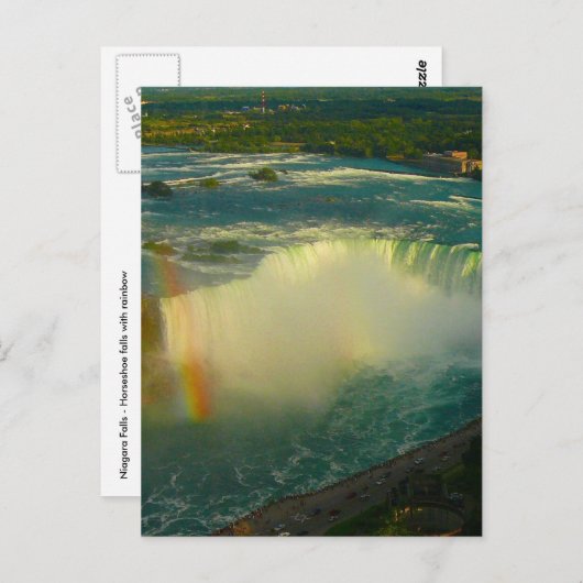 ナイアガラのホースシュー滝 ポストカード (正面/裏面)