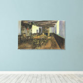 ナイアガラの口の上にホットショットバッテリーキャノン キャンバスプリント (インサイチュ (ウッドフロア))