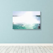 ナイアガラの滝のボートと馬蹄滝 キャンバスプリント (インサイチュ (ウッドフロア))