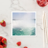 ナイアガラの滝のボートと馬蹄滝 スタンダードカクテルナプキン (インサイチュ)