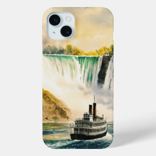 ナイアガラの滝の蒸気船 Case-Mate iPhoneケース (裏面)