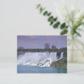 ナイアガラの滝州立公園の アメリカンフォールズとブライダルベールフォールズ ポストカード (スタンド正面)