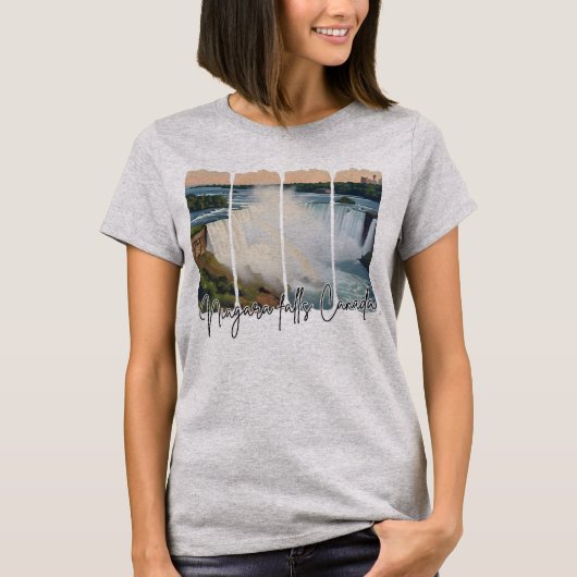 ナイアガラの滝 カナダ Tシャツ (正面)