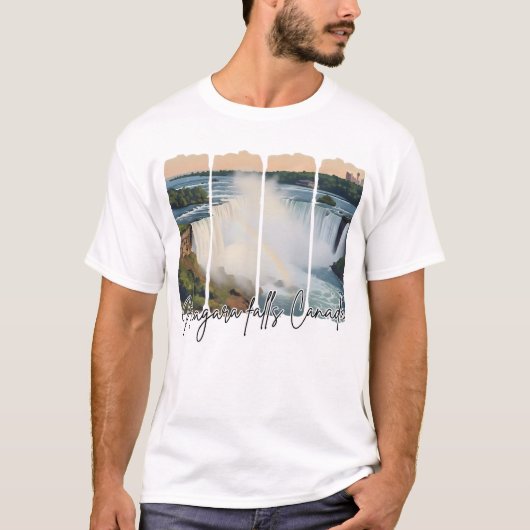 ナイアガラの滝 カナダ Tシャツ (正面)