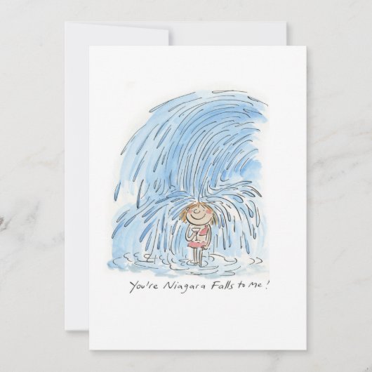 ナイアガラの滝 招待状 (正面)