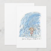 ナイアガラの滝 招待状 (正面/裏面)