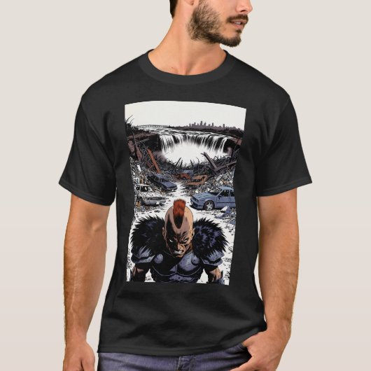 ナイアガラの滝:終末 Tシャツ (正面)