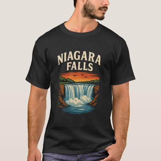 ナイアガラの滝 Tシャツ (正面)