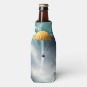 ナイアガラの秋達の上にパラシュートを入れ ボトルクーラー (ボトル正面)