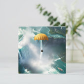 ナイアガラの秋達の上にパラシュートを入れ 招待状 (スタンド正面)