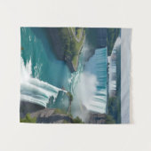 「ナイアガラの美しいで壁を高めよう」 タペストリー (正面(横))