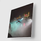 ナイアガラアットナイト スクエア壁時計 (傾斜)