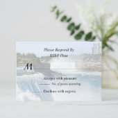 ナイアガラフォールズ(ニューヨーク州) - アメリカ側からの眺め 出欠カード (スタンド正面)