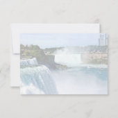 ナイアガラフォールズ(ニューヨーク州) - アメリカ側からの眺め 出欠カード (裏面)