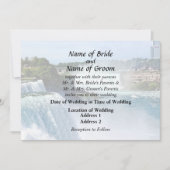 ナイアガラフォールズ（ニューヨーク州） - アメリカ側からの眺め 招待状 (正面)