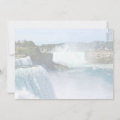 ナイアガラフォールズ(ニューヨーク州) - アメリカ側からの眺め 招待状 (裏面)