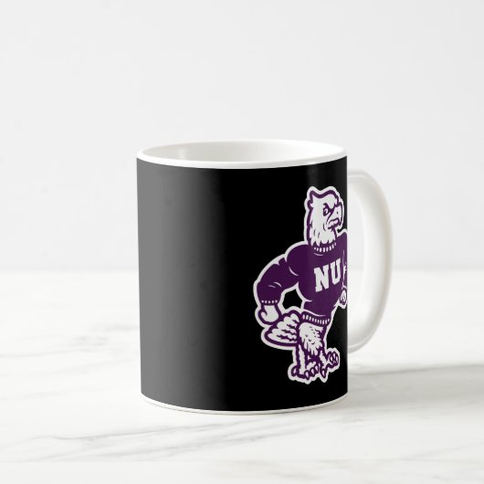 ナイアガラ大学パープルイーグルズヴィンテージマスコット コーヒーマグカップ (正面右)