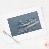 ナイアガラ川の霧のメイド 長方形シール (封筒)