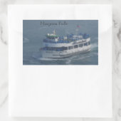 ナイアガラ川の霧のメイド 長方形シール (バッグ)
