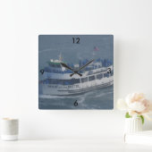 ナイアガラ川の霧の女中。 スクエア壁時計 (ホーム)