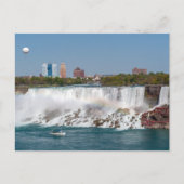 ナイアガラ滝のボートとアメリカの滝 ポストカード (正面)