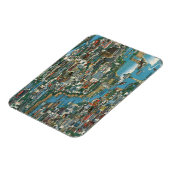 ナイアガラ滝の地図 マグネット (左側)