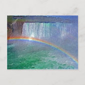 ナイアガラ滝の虹はがき ポストカード (正面)