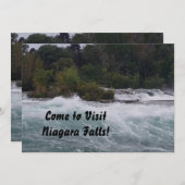 ナイアガラ滝を訪ねる！ 招待状 (正面/裏面)