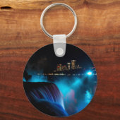 ナイアガラ滝アットナイト キーホルダー (正面)