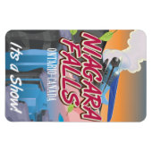 ナイアガラ滝オンタリオ州カナダ旅行ポスター マグネット (横)