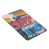 ナイアガラ滝オンタリオ州カナダ旅行ポスター マグネット (右側)