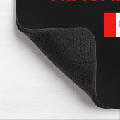 ナイアガラ滝カナダ国旗のダークカラー マウスパッド (コーナー)