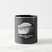 ナイアガラ滝カナダ ツートーンマグカップ (中央)
