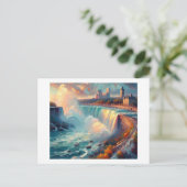 ナイアガラ滝カナダ ポストカード (スタンド正面)