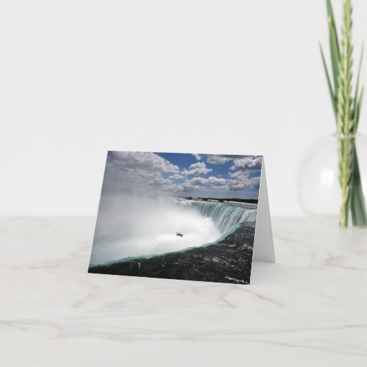 ナイアガラ滝ズウィズシーガル ノートカード (正面)