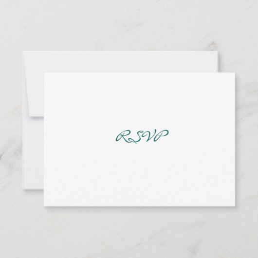 ナイアガラ滝ズウォーターフォールアウトドア結婚式の出欠の出欠カード 出欠カード (裏面)